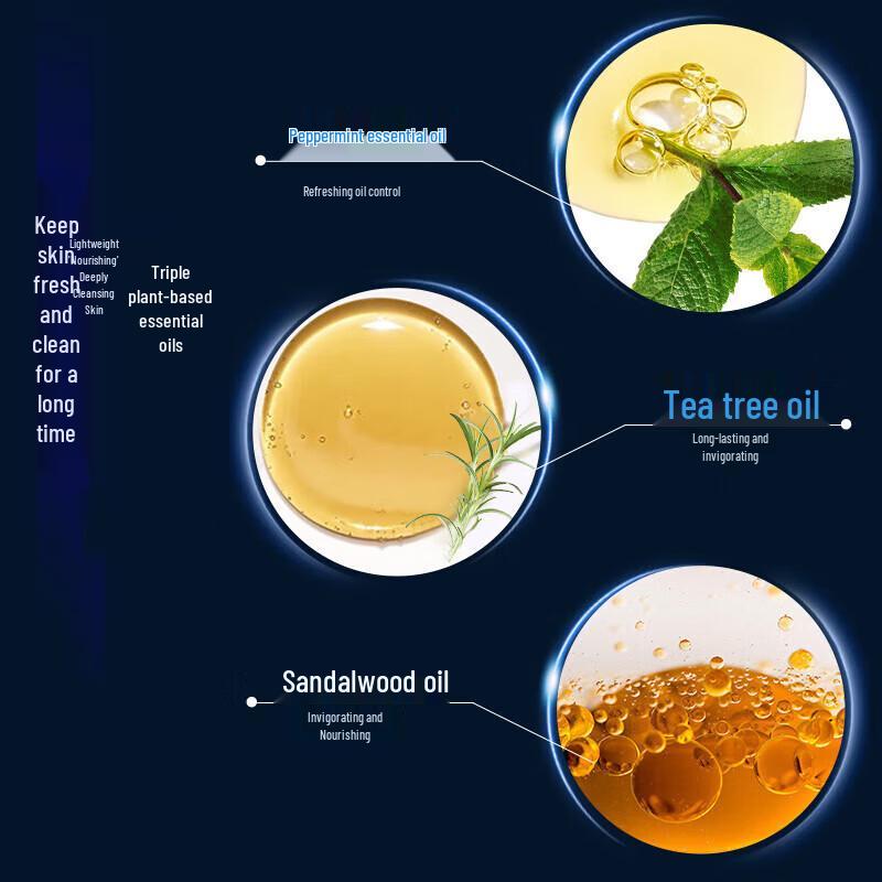 ShuLei Men's Refreshing Oil Control Shower Gel