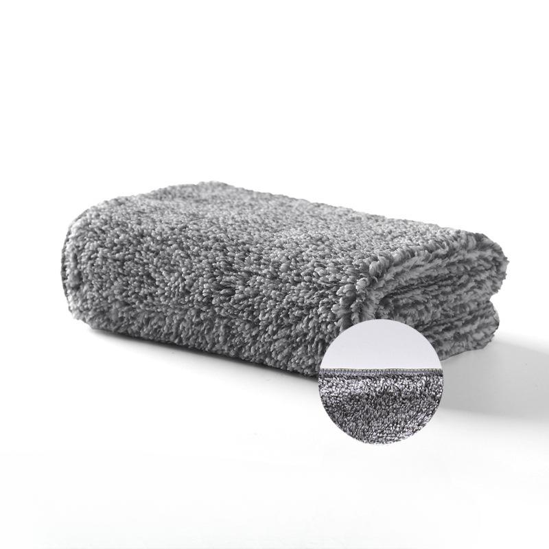 

Толстая ткань из бамбукового древесного угля для мытья посуды на кухне 30*30cm серый