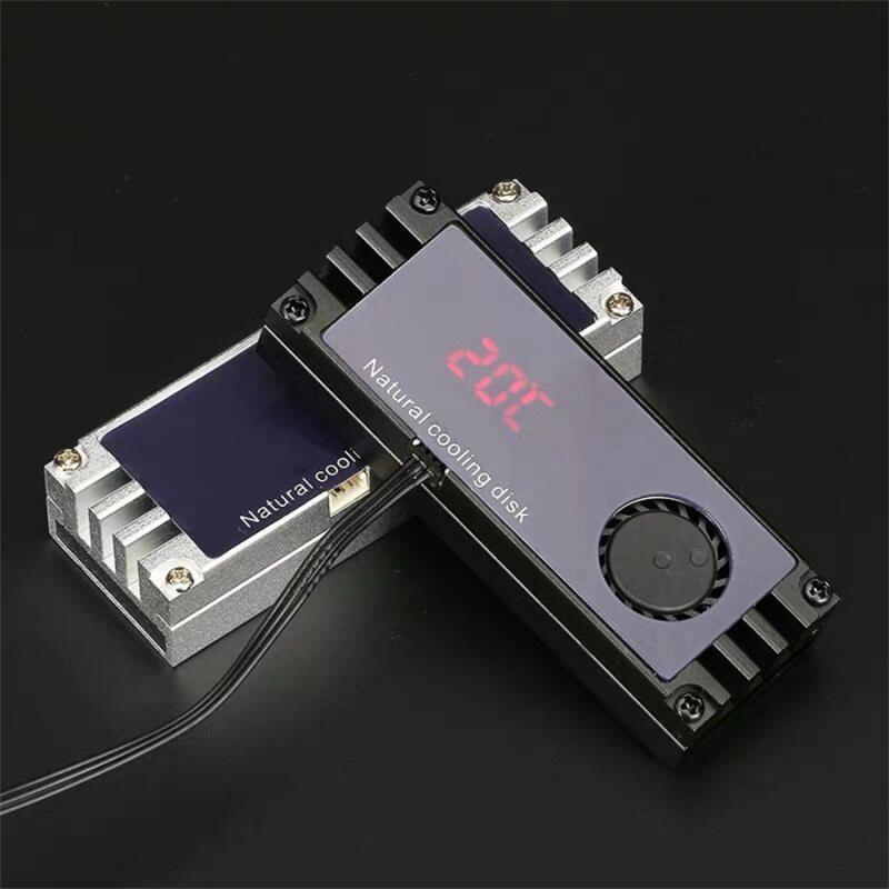 Cooling Radiator M2 Ssd With Digital Oled Temperature Display, M 22280 Nvme Ssd Solid State Drive
