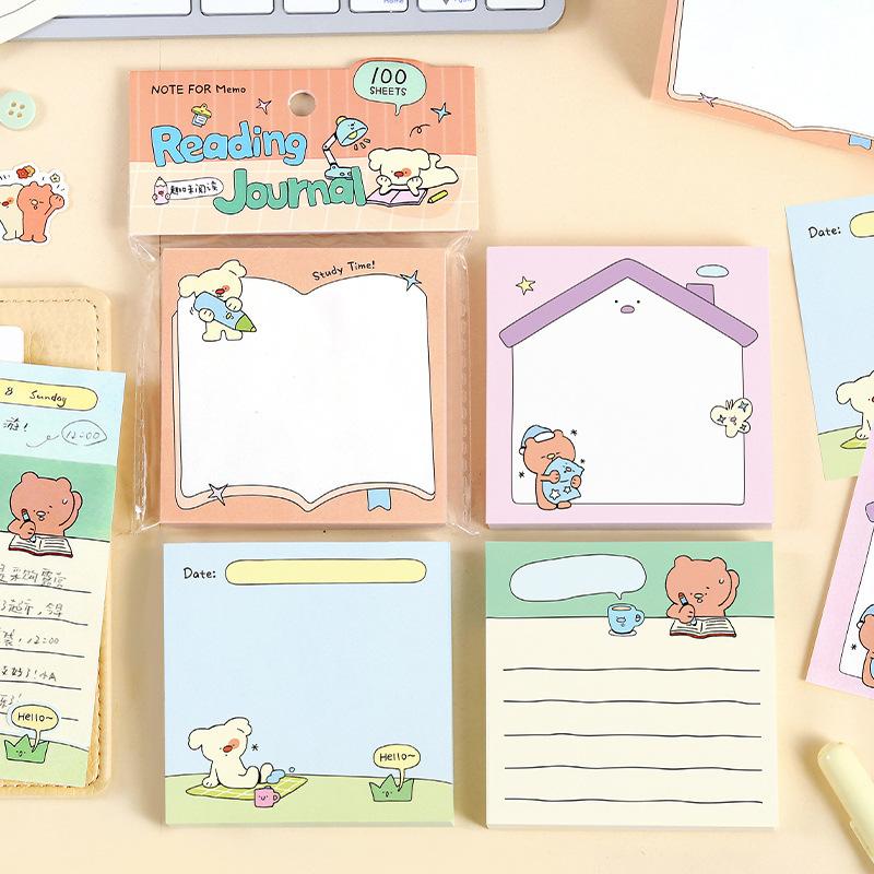100pcs/1 lot Daily cute memo and message material paper for bullet journals