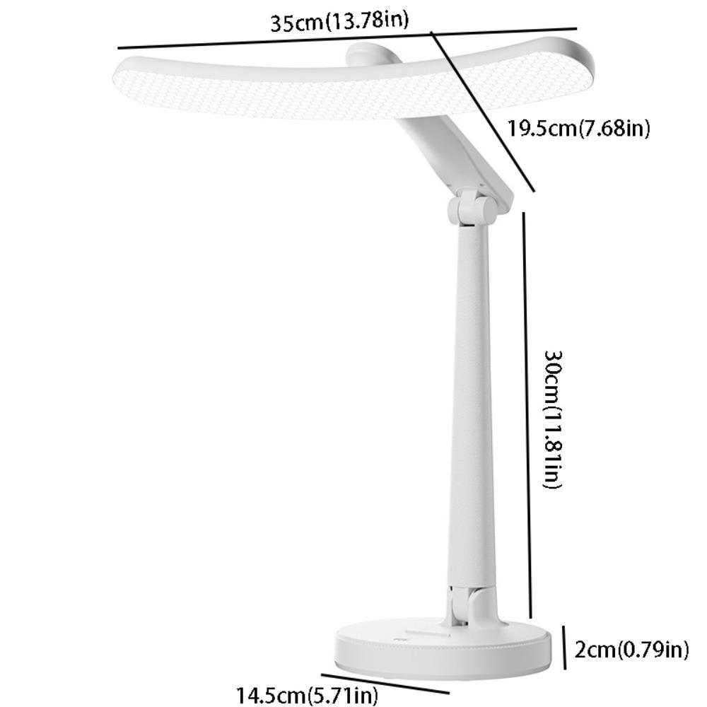 

Eye Protection LED Desk Lamp 3 Levels Dimmable Night Light Reading Lamp Table Lamp Desk Use белый