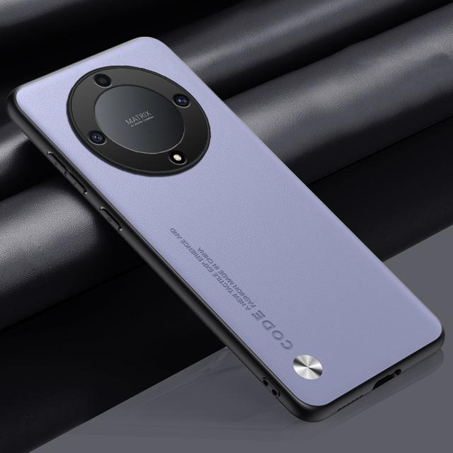 Cover PEIYE Per Honor X9a / Magic5 Lite 5G, Custodia TPU Morbida + Retro Rigido Trasparente, Antiurto