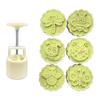 Plastic Mooncake Moulds 3D Mung Bean Cake Molds DIY Mooncake Tools Plastic Material for Moon Festival DIY Mooncake