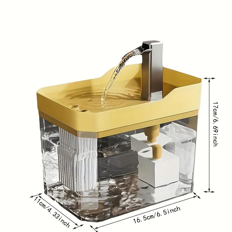 Smart Pet Water Dispenser Fully automatic circulating cat water dispenser, ultra-quiet USB Rechargeable cat water dispenser No Battery Required