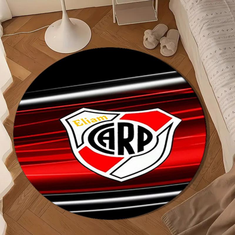 River Plate Emblem Round mat, Anti-slip Circle Carpet Chair rug For livingroom,Bedroom, doormat home decor Gift Christmas Gifts