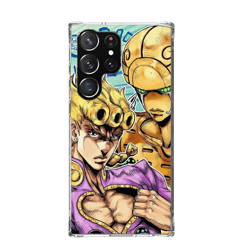 

JoJo Adventure Giorno Giovanna Phone Case For Samsung Galaxy S25 Edge S24 S23 S22 S21 FE S20 Ultra S10 Plus + Art Customized Coq Samsung S24 Plus
