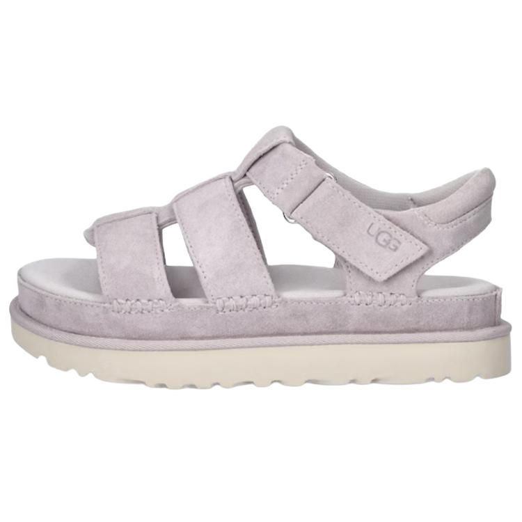 UGG Goldenstar Suede Minimalist Comfortable Roman Sandals 4.5cm Women sandals Pink 1137890-BYF 36