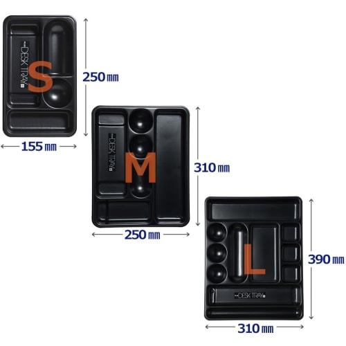 Plus Plus Desk Tray L 310ÁE90ÁE7mm 63-809 Black