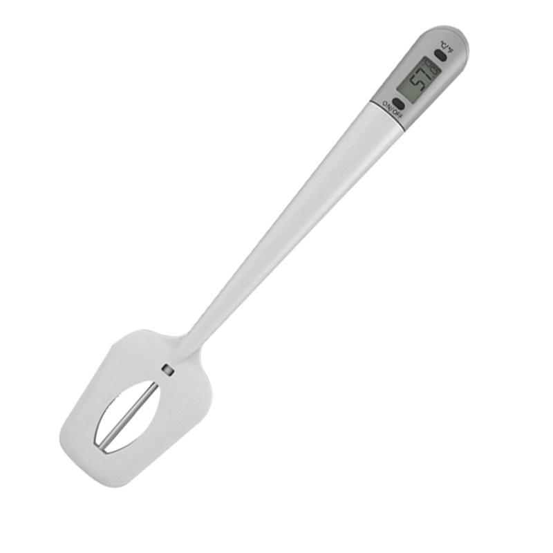 Digital Slikkeskrape med Termometer Konditori-/Sukker-/Godteritermometer Kjøtt Kake Melk Termometer Verktøy