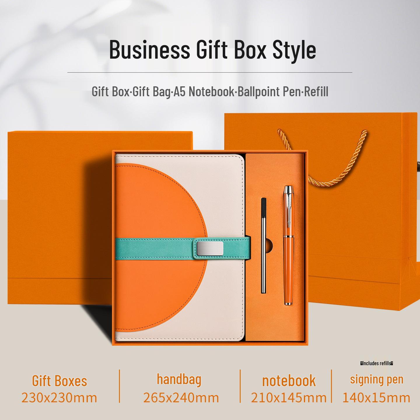 A5 Notebook Gift Set with Custom Logo - Ideal for Corporate and Anniversary Gifts