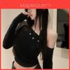 Oversize T Shirt With Backless Design For Women Spring Autumn Casual Wear