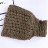 2in1 Fashion Neck Warmer Knit Hairband for Woman Camping Travel Wide Headband