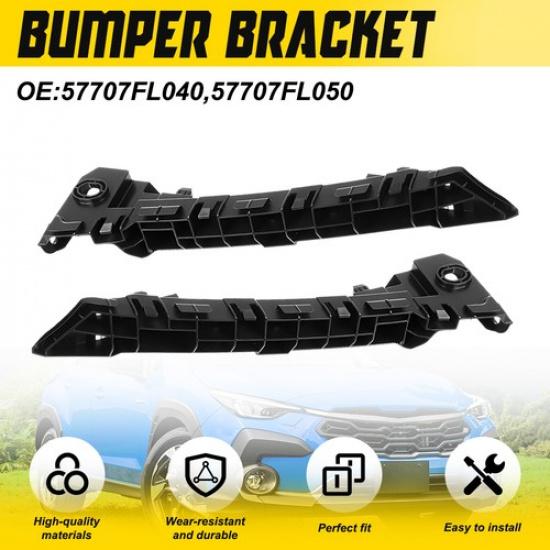 2X Front Bumper Support Bracket For 2018 19 20-23 Subaru Crosstrek 57707FL050 EA