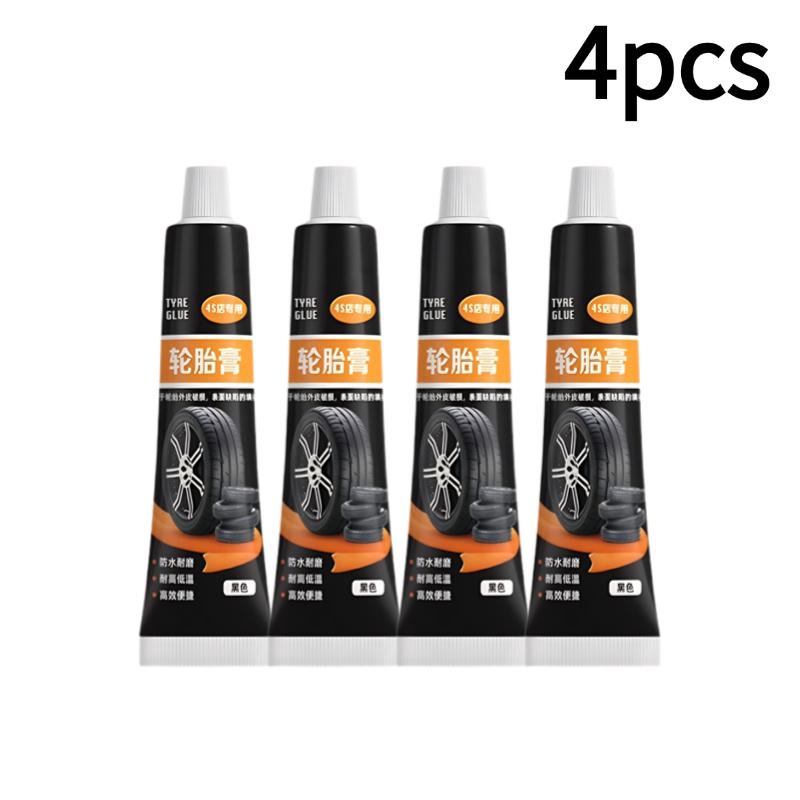 1/2/3/4/5pcs Tire Repair Glue Waterproof High Temperature Resistant Black Sealing Strong Rubber Wear-resistant Glue