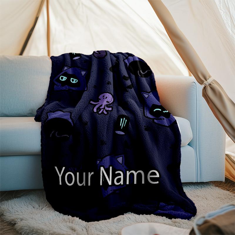 Custom Name Valorant Theme Printed Blanket - Perfect for Couch, Bed, Travel & Outdoor Use | Machine Washable, Cozy & Durable.