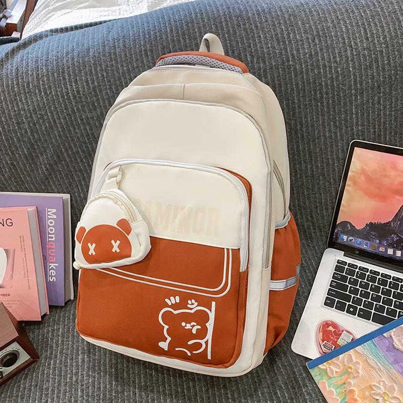 

Рюкзак очень большой вместимости для студенток колледжа, учениц средней школы, учениц начальной школы, легкий водонепроницаемый наплечный рюкзак