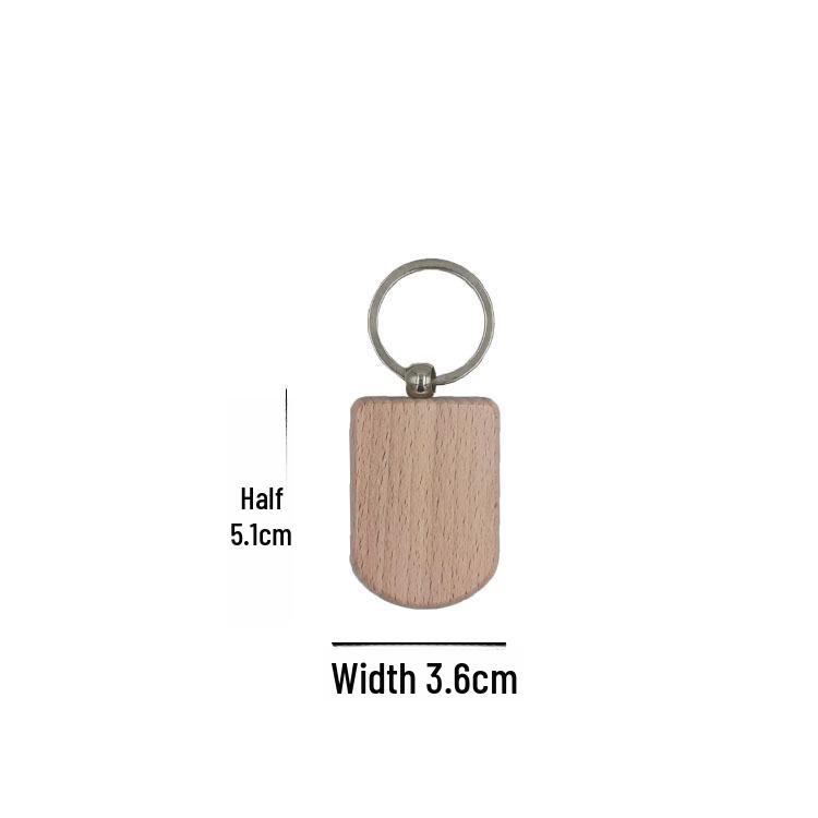 

Брелок из бука с лазерной гравировкой: Подарок на выпускной и бирка для питомца Without Packaging