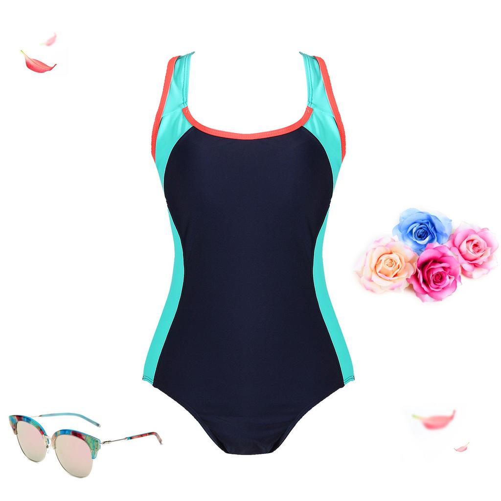 Women's High-Quality Conservative Triangle One-Piece Swimsuit for Professional Training