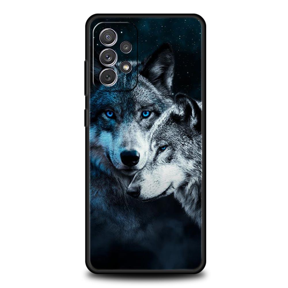 The Wolf Phone Case For Samsung Galaxy A55 A53 A51 A35 A33 5G A31 A25 A23 A21s A15 A13 A11 A41 A73 A71 A05 A03s S8 S9 Plus Cover