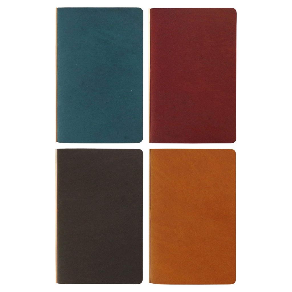 System Planner Plotter Bible Liscio 11mm Leather Binder 77 [Blue]