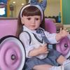 55cm Dress-up Doll Baby Soft Rubber Bathing Full Rubber Rebirth Doll Girl Toy