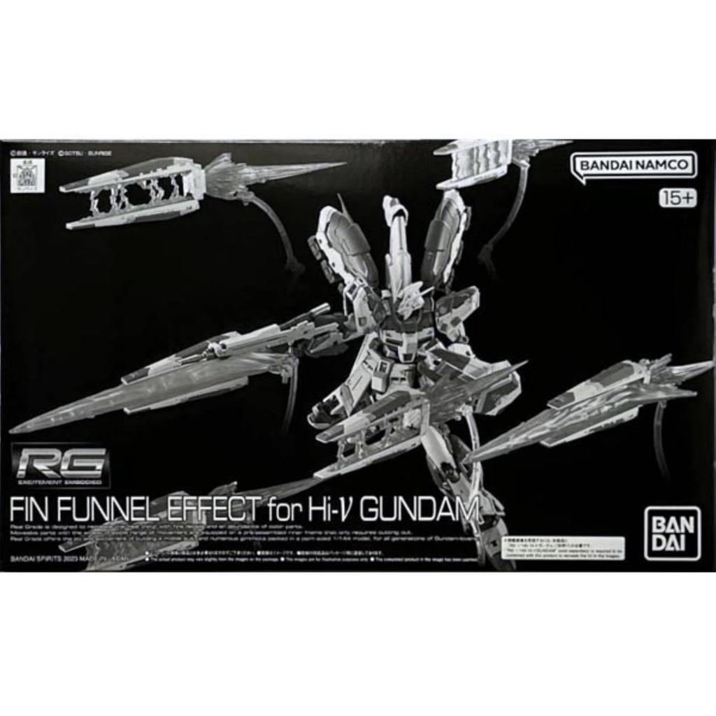 BANDAI RG Fin Funnel Effect Expansion Parts Kit for Small 1/144 Hi-NuV Gundam,