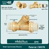 All-Copper Y-Type Filter Valve for PPR/PE20 Water Pipes, 6 Points, Thickened Brass Fittings