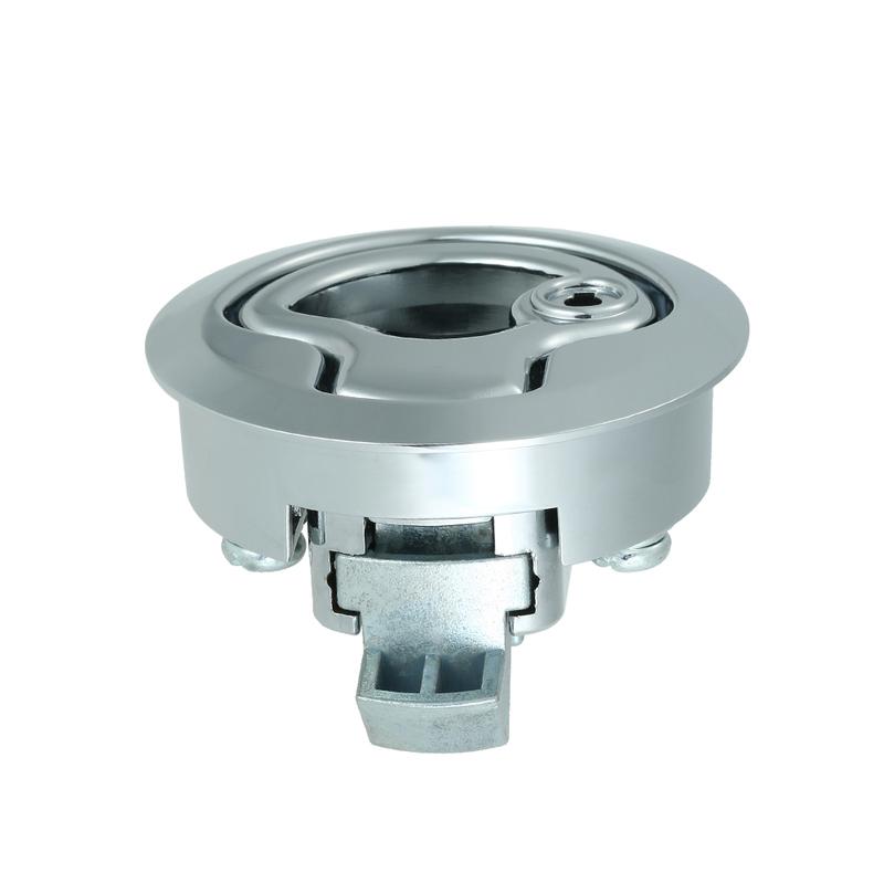 Camper Hatch Latch Pull Lock 50mm Cabinet Tool Box Handle Latch Lock With Key Kit RV Accessories For Car Caravan Marine Deck