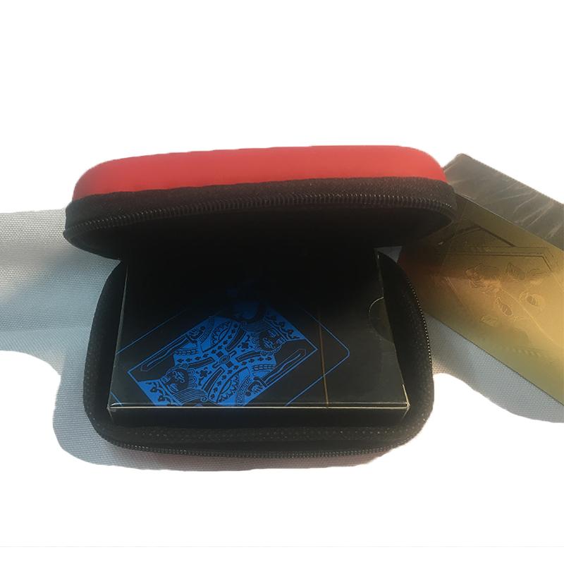 Geantă de depozitare cărți de joc Cutie de bijuterii cu fermoar 11,5 cm x 7,5 cm Recipient de depozitare pentru jocuri de masă Cutii cadou Cărți de colecție