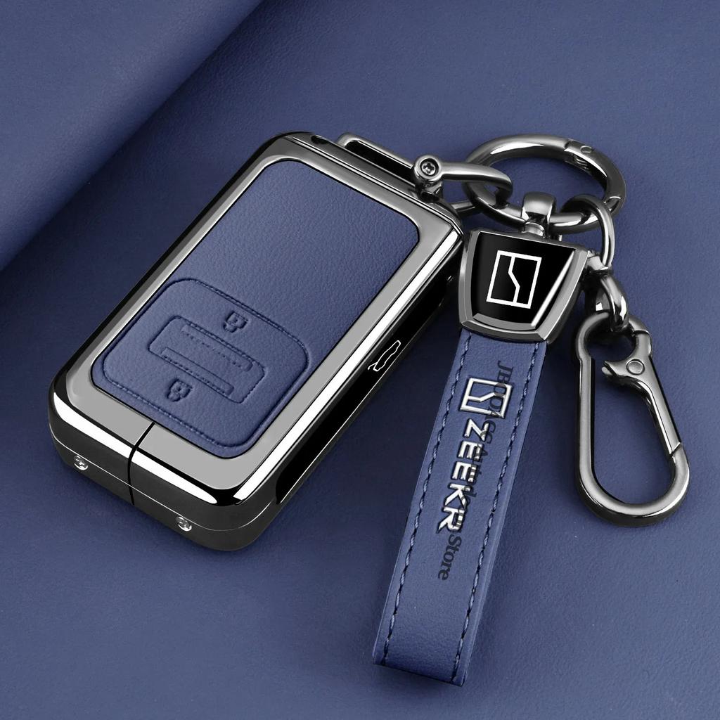 For Geely Zeekr 9X 001 Car Key Bag Shell Remote Key Protector Car Key Case Cover Shell Holder Interior Car Accessories