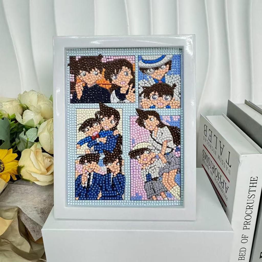 Children'S Diamond Painting Framed Handmade Diy Material Bag Sanrio Diamond Paste Painting Concentration Toy