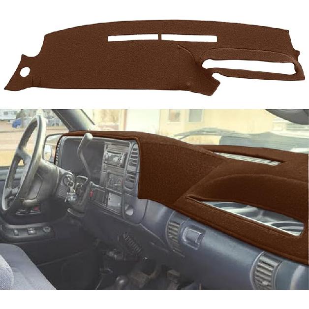 Yiz Dash Cover Mat Fit For Chevy Chevrolet Silverado/GMC Sierra C1500 C2500 C3500 K1500 K2500 K3500 Pickup Truck 1988-1994, 1992-94 GMC Yukon/Chevy
