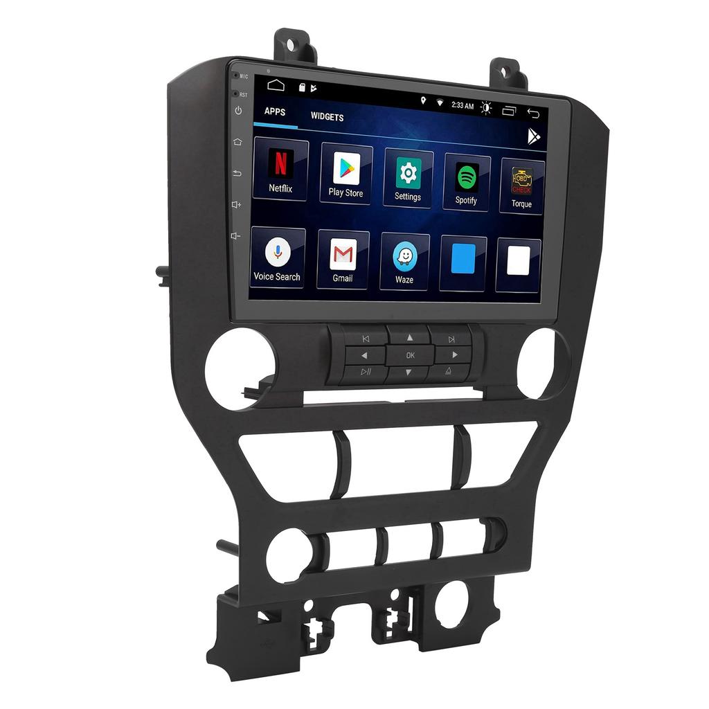 9in Bluetooth 4.0 Car GPS Navigation System MultiFunction Reversing Image Fit for Ford Mustang 20162020(1+16G )