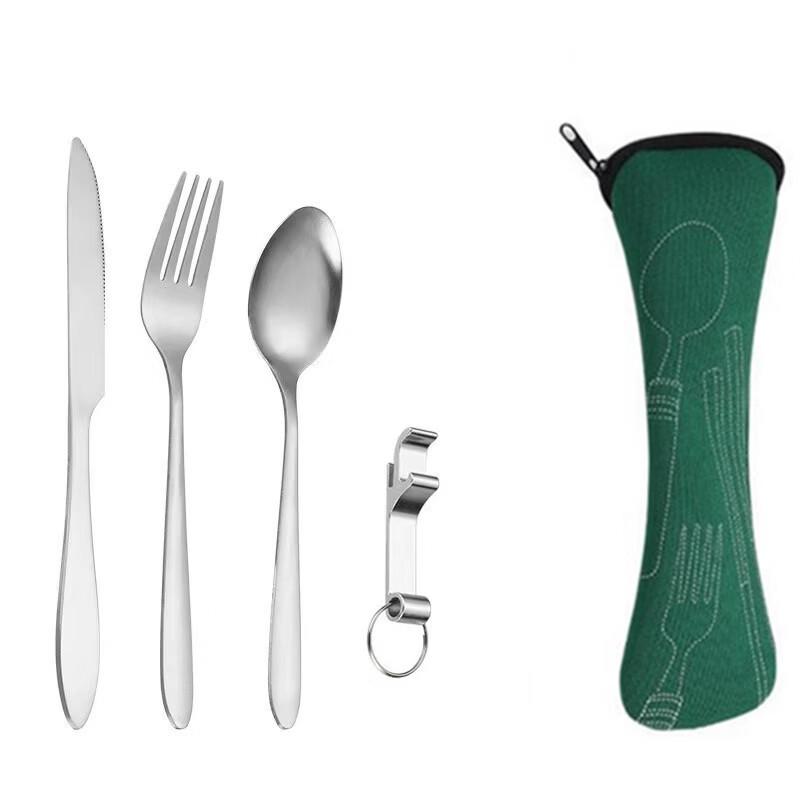 Ruhan Butterfly Flower Portable Camping Tableware Set