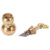 Multifunctional Brass Mini Knife Gourd Shaped Small Knife Keychain Pendant for Package Opening Traveling