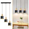 3-Light Pendant - NETTLIFE - Round 3-Light Chandelier - E27 - Metal Black - Scandinavian/Modern Style