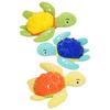 Pet Toy Molar Teeth Guard Soft Tough Chew Toy Turtle Shape Bite-Resistant Tooth Cleaner Dog Toy with Built-in Sound