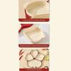 Plastic Kitchen Preparation Plate Reusable 4 Compartment Garlic Storage Plate with Scoop Holder Large Capacity Dinner Plate