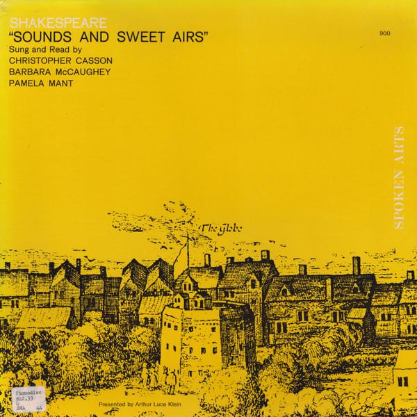 

LP Record CHRISTOPHER CASSON BARBARA MCCAUG Sounds And Sweet Airs Songs From SA900 Spoken Arts US Soundtracks Musicals Used