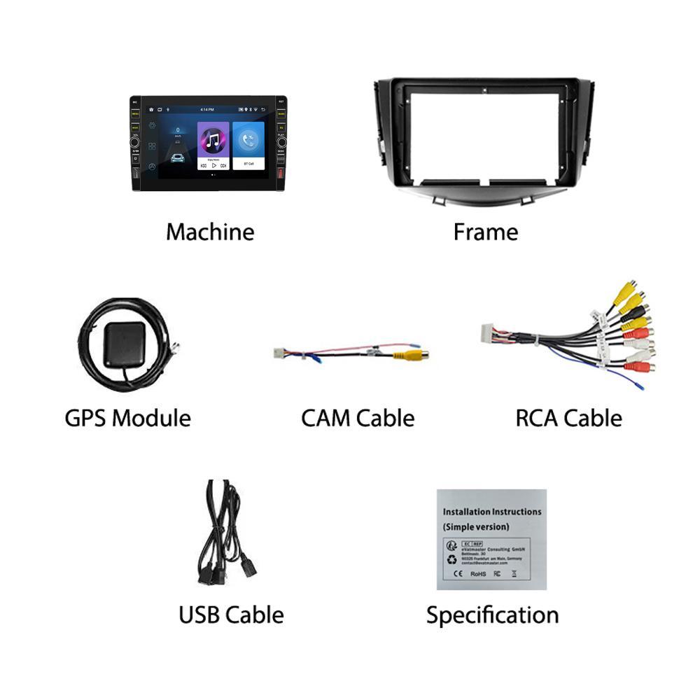 8palcový pro Lifan X60 2012-2016 s knoflíkem Android autorádio Multimediální přehrávač Navigace Stereo GPS 2Din 1+32GB