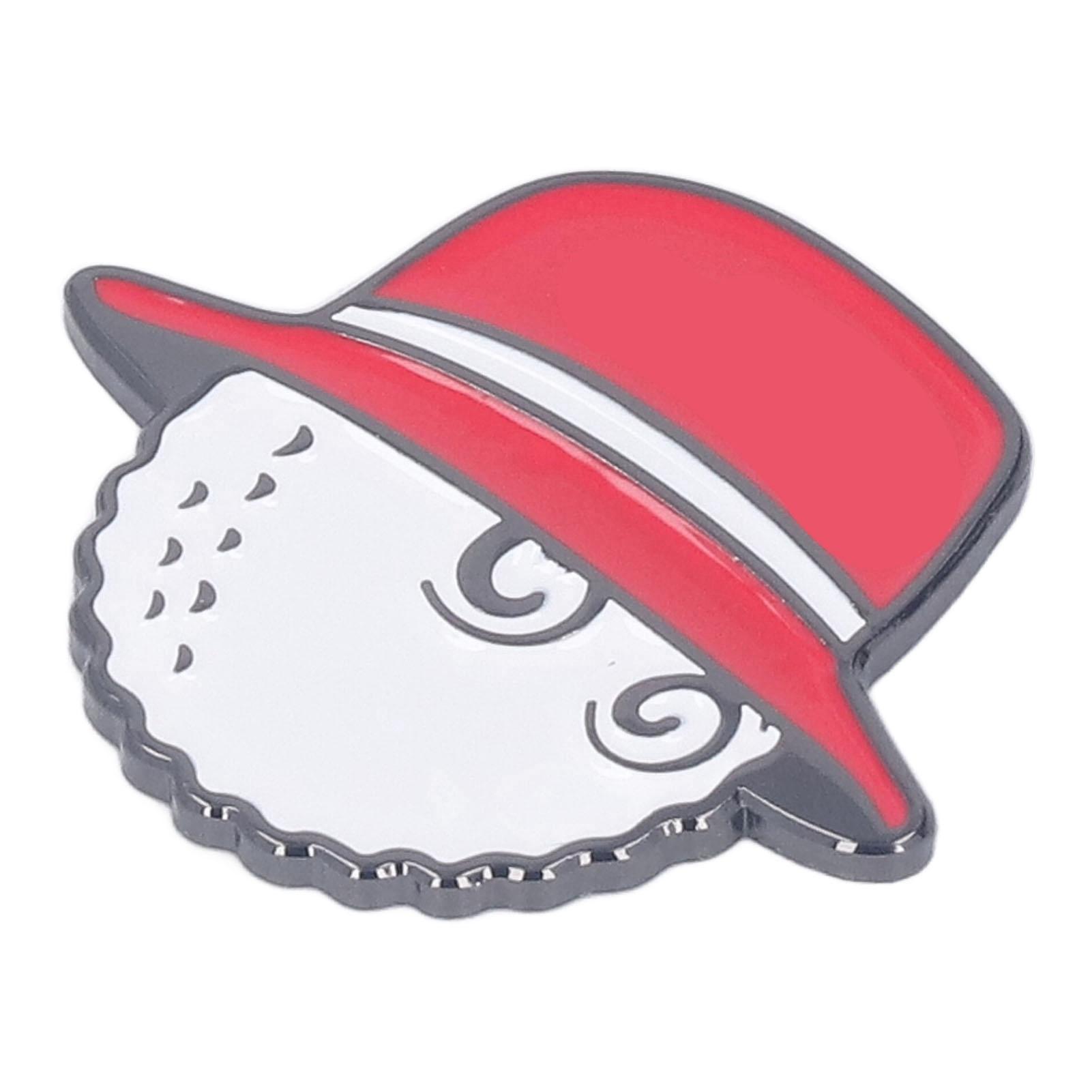 

Маркер для гольфа, зажим для шляпы, съемный магнитный маркер с защитой от ржавчины, зажим для шляпы для женщин, мужчин, взрослых, красный