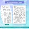 Flowers and Leaf Designs Water Soluble Hand Sewing Stabilizers Stitching Embroidery Paper Embroidery Dissolving Transfer Paper