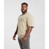 Gymshark Heritage Washed Short Sleeve Crew Desert Beige A4a8d Nb1v