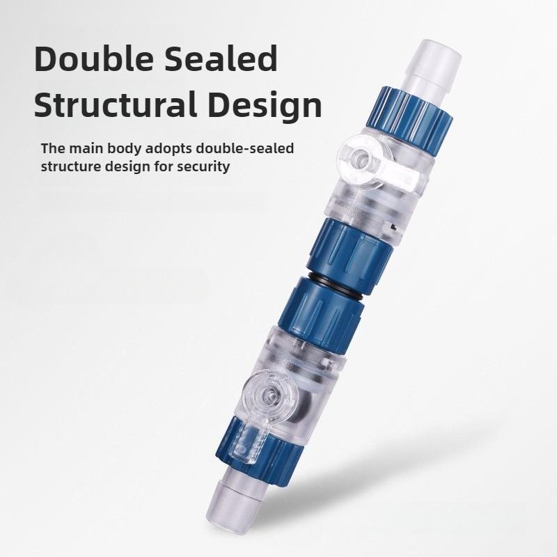 Aquarium Quick Connect Water Pipe Water Flow Controller Fish Tank Filter Barrel Quick Connect Connector Reducer Adapter 12/16mm