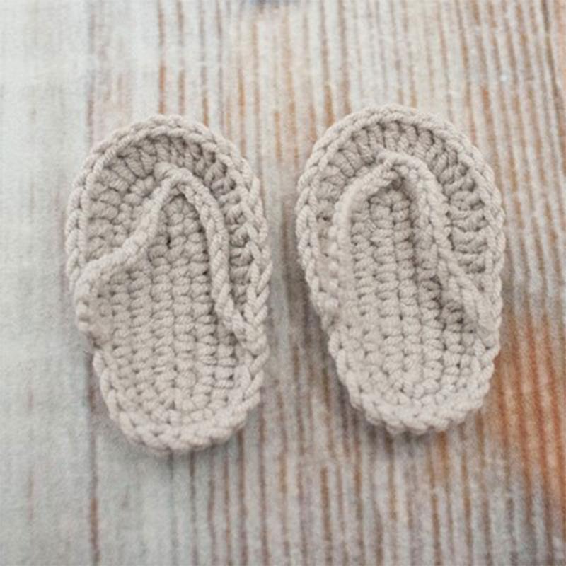 Lovely BabeBorn Accesorios Picture Outfits Crochet Flip-flops Multicolors Boy / Girl Costume Flip-flops Set 0-2 Month