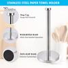 Countertop Paper Towel Holder with Weighted Anti-Slip Base Rust-Proof Corrosion Resistant Stainless Steel Paper Towel Holder