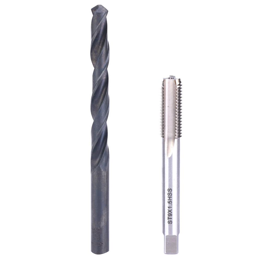 20 Pcs Thread Repair Kit M9x1.5 Stainless Steel Rethreading Tap Set for Female Thread Repairing