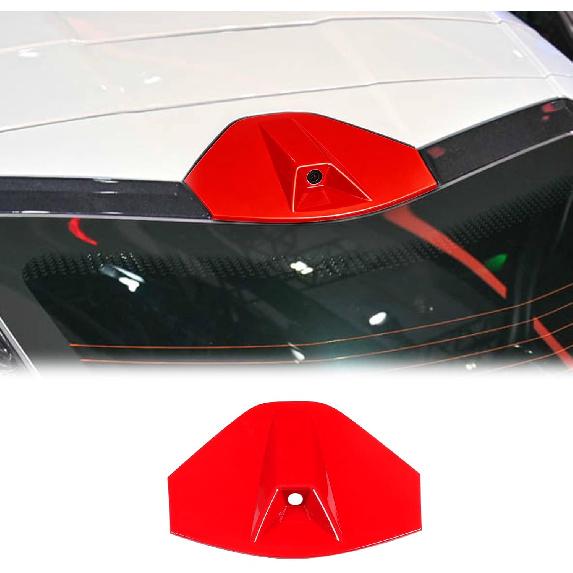 Car Roof Rearview Camera Cover Overlay Trim Cover Compatible with Chevrolet Corvette C8 2020-2026, Rear Decklid Camera Vent Cover Accessories, Fit