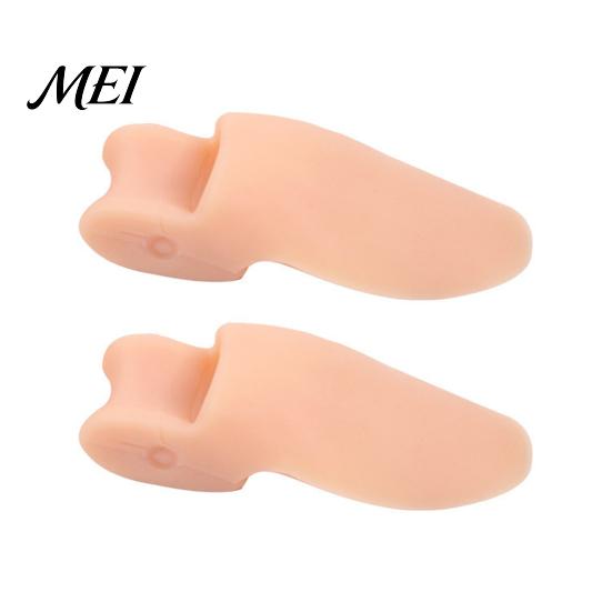 Toe Cushion Separator 2PCS Gel Separator, Hallux Valgus Correction And Overlapping SEBS Silicone Foot Care Corrector, Ultra-Thin Comfortable
