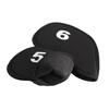 10Pcs Golf Club Headcover Sets, Golf Driver Iron Putter Cloth Cover with Number, Golf Club Protection Covers, Golf Club Accessories